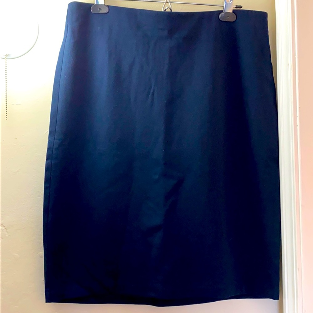 Navy skirt